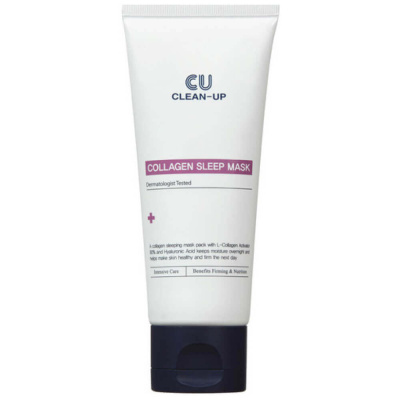 Ночная коллагеновая маска для упругости кожи CUSKIN Clean-Up Collagen Sleep Mask