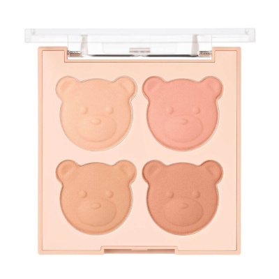 Палетка румян Dasique Blending Mood Cheek Bear Limited Edition 16 Brown Bear