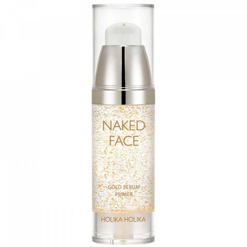 Праймер-сыворотка для сияния кожи с золотом Holika Holika Naked Face Gold Serum Primer