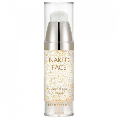 Праймер-сыворотка для сияния кожи с золотом Holika Holika Naked Face Gold Serum Primer