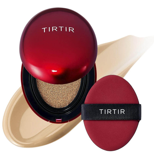 Стойкий кушон с полуматовым финишем TIRTIR Mask Fit Red Cushion 27N Camel