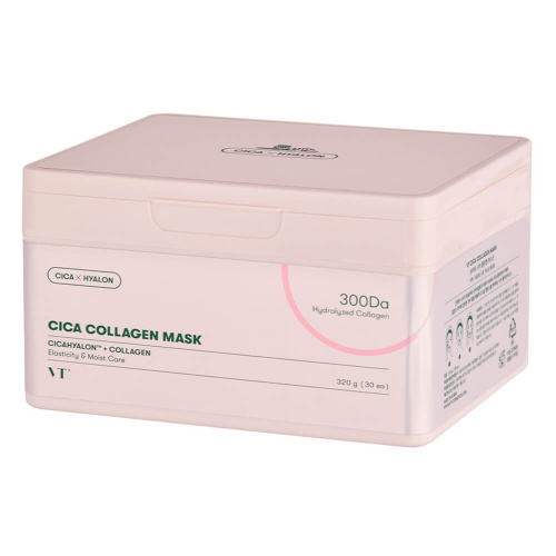 Набор тканевых масок с коллагеном для эластичности кожи VT Cosmetics Cica Collagen Mask