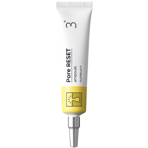 Ночная ампула для сужения пор с ретинолом numbuzin No.3 Pore Reset Ampoule Shot