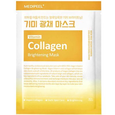 Осветляющая маска с витаминами и коллагеном MEDIPEEL Vitamin Collagen Brightening Mask
