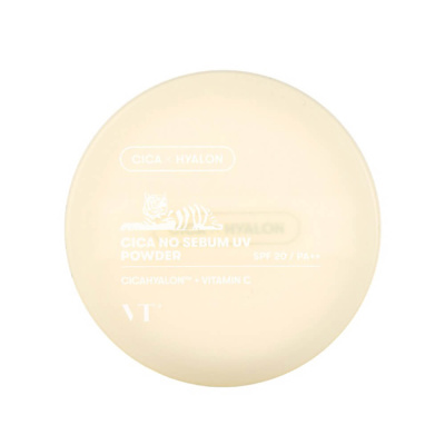 Рассыпчатая пудра для выравнивания тона VT Cosmetics Cica No Sebum UV Powder SPF20 PA++