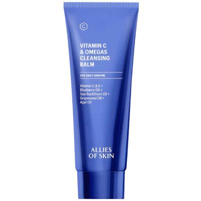 Гидрофильный бальзам с комплексом витаминов Allies of Skin Vitamin C & Omegas Cleansing Balm