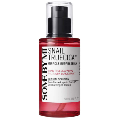 Восстанавливающая сыворотка с муцином чёрной улитки Some By Mi Snail Truecica Miracle Repair Serum