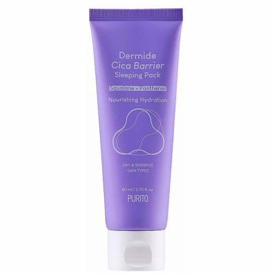 Успокаивающая ночная маска с центеллой Purito Dermide Cica Barrier Sleeping Pack