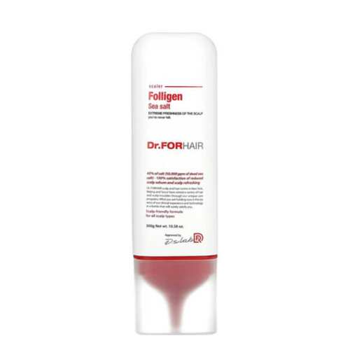 Оздоравливающий солевой скраб для кожи головы Dr. Forhair Sea Salt Scaler - 300 мл