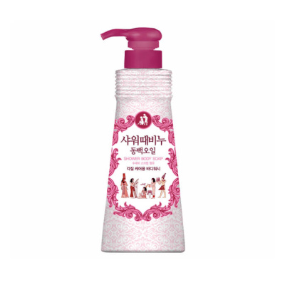 Гель-эксфолиант с маслом камелии и AHA-кислотой Mukunghwa Shower Scrub Soap Camellia Seed Oil