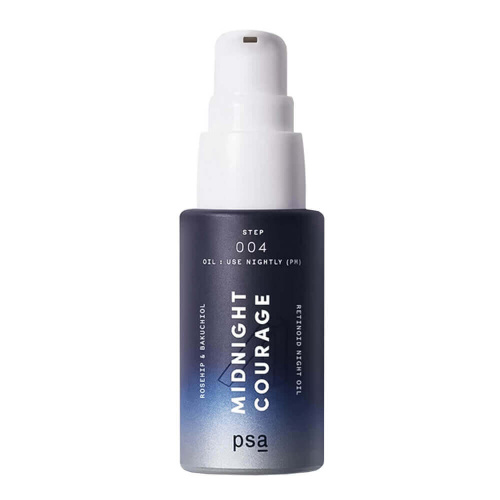 Ночное масло для лица с ретинолом PSA Midnight Courage Rosehip & Bakuchiol Night Oil