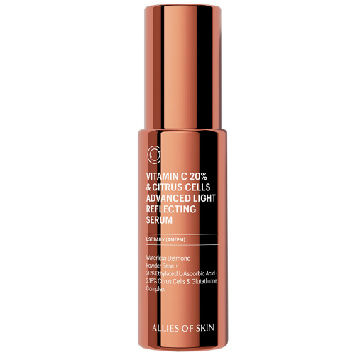 Сыворотка с 20% витамина C Allies Of Skin Vitamin C 20%&Citrus Cells Advanced Light Reflecting Serum