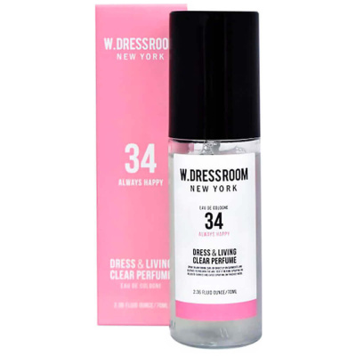 Парфюмированные спреи для одежды и дома W.Dressroom Dress & Living Clear Perfume №34 Always Happy