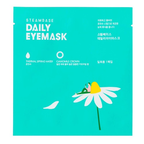 Согревающая маска для глаз с эффектом ароматерапии Steambase Daily Eyemask Camomile Crown