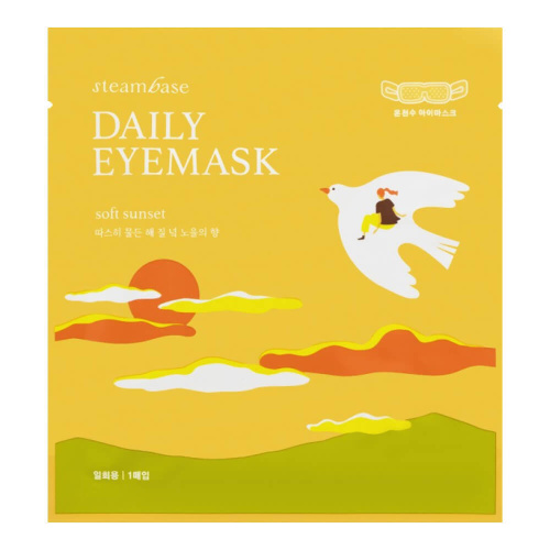 Согревающая маска для глаз с эффектом ароматерапии Steambase Daily Eyemask Soft Sunset