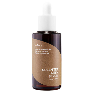 Освежающая сыворотка с зелёным чаем IsNtree Green Tea Fresh Serum