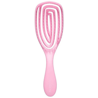 Массажная расчёска с ароматом клубники Solomeya Wet Detangler Brush Oval Strawberry