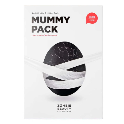Антивозрастная лифтинг-маска с чёрным трюфелем SKIN1004 Zombie Beauty Mummy Pack&Activator Kit