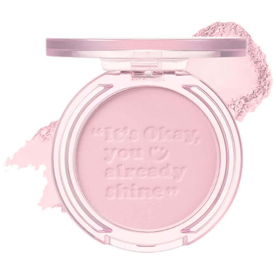 Шелковистые компактные румяна Peripera Pure Blushed Sunshine Cheek 06 Morning Blush