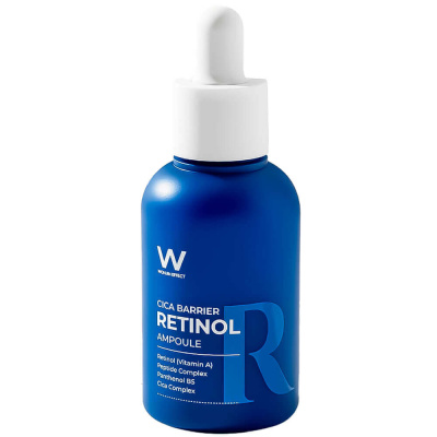 Омолаживающая барьерная ампула с ретинолом и центеллой Wonjin Effect Cica Barrier Retinol Ampoule