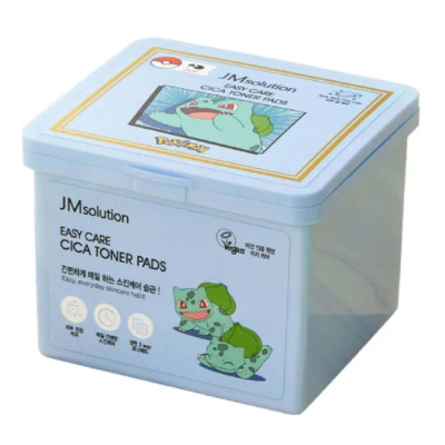Успокаивающие тонер-пэды с центеллой JMsolution Easy Care Cica Toner Pads