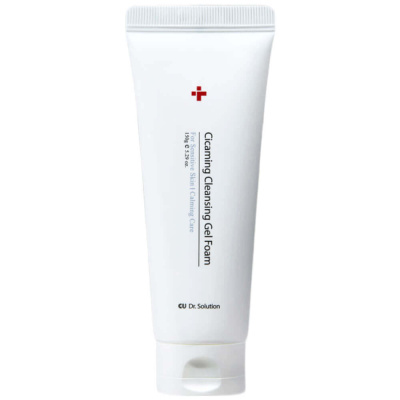 Гель-пенка с центеллой для деликатного умывания CUSKIN Dr.Solution Cicaming Cleanser Gel Foam