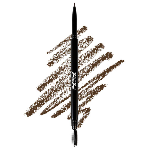 Тонкий механический карандаш для бровей с щёточкой Shik Eyebrow Pencil Dark