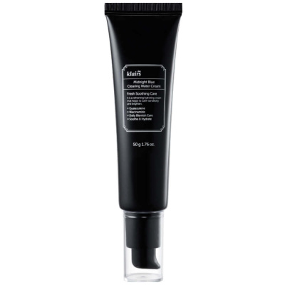 Лёгкий успокаивающий крем для лица с гвайазуленом Dear, Klairs Midnight Blue Сlearing Water Cream