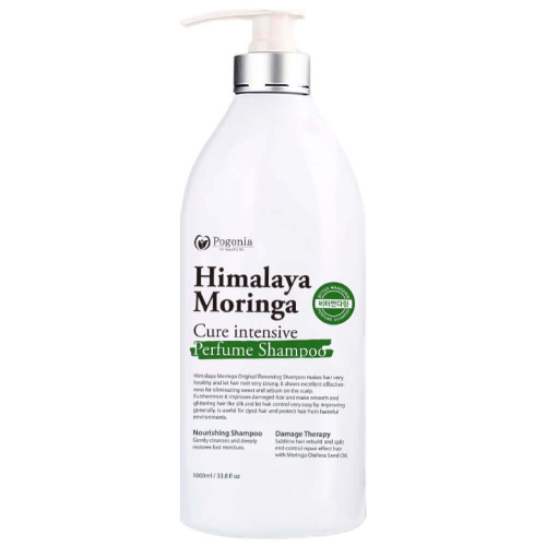 Шампунь с ароматом мандарина Pogonia Himalaya Moringa Cure Intensive Perfume Shampoo Bitter Mandarin