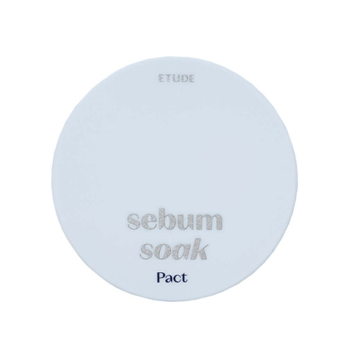 Компактная минеральная матирующая пудра ETUDE Sebum Soak Pact