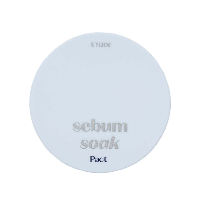 Компактная минеральная матирующая пудра ETUDE Sebum Soak Pact