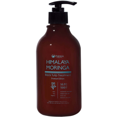 Кондиционер с маслом моринги для окрашенных волос Pogonia Himalaya Moringa Black Tulip Treatment