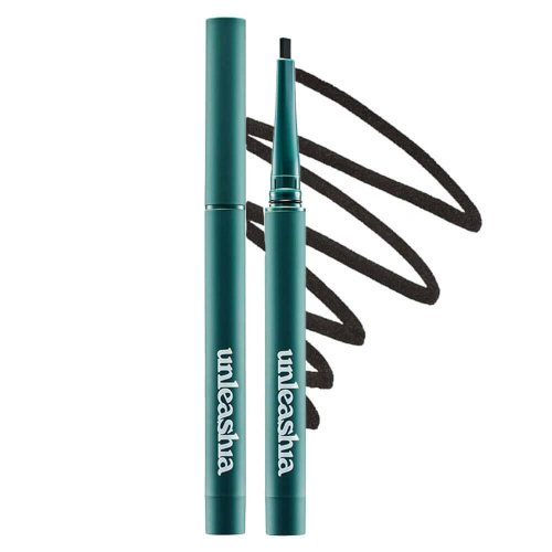 Тонкий карандаш-подводка для глаз Unleashia Easy Glide Flat Eyeliner 01 Deep Black