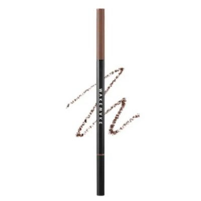 Ультратонкий автоматический карандаш для бровей WAKEMAKE Soft Drawing Slim Brow 01 Deep Brown