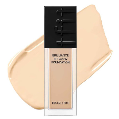 Тональная основа с сияющим финишем TFIT Brilliance Fit Glow Foundation C01 Porcelain