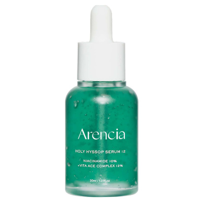 Осветляющая сыворотка с экстрактом иссопа и 10% ниацинамида Arencia Holy Hyssop Serum 12