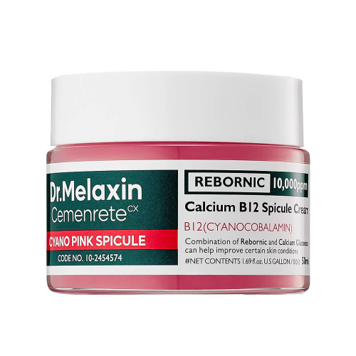 Крем для лица с биоспикулами и витамином B12 Dr.Melaxin Cemenrete Cyano Pink Spicule Cream