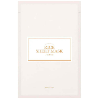 Тканевая маска для лица с экстрактом риса I'm From Rice Sheet Mask