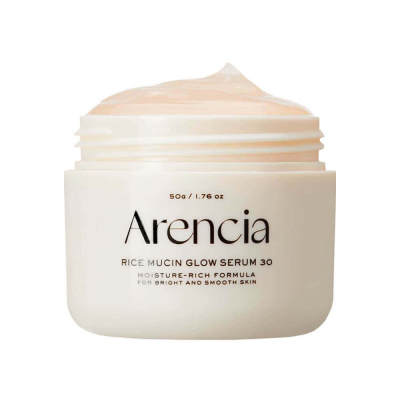 Интенсивная сыворотка с коллагеном и рисом для сияния кожи Arencia Rice Mucin Glow Serum 30