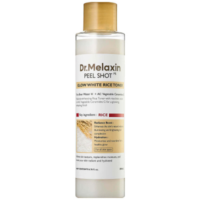 Рисовый пилинг-тоник для сияния кожи Dr.Melaxin Peel Shot Glow White Rice Toner