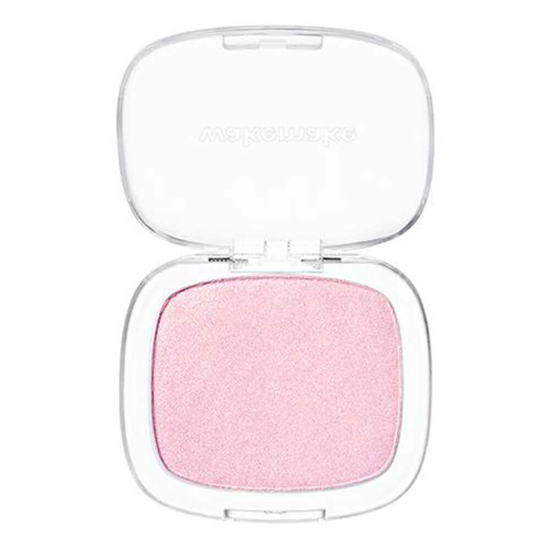Компактный хайлайтер с шелковистым финишем WAKEMAKE Sheer Breeze Highlighter 02 Pink Shell