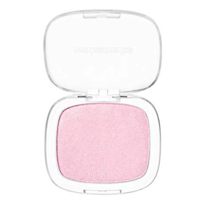 Компактный хайлайтер с шелковистым финишем WAKEMAKE Sheer Breeze Highlighter 02 Pink Shell