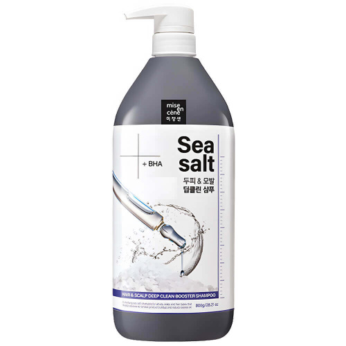 Себорегулирующий шампунь с морской солью Mise En Scene Hair & Scalp Deep Clean Booster Shampoo