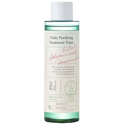Тоник для проблемной кожи с центеллой и BHA-кислотой AXIS-Y Daily Purifying Treatment Toner 200 мл