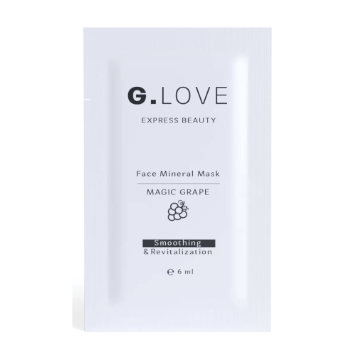 Разглаживающая маска с комплексом минералов G.Love Face Mineral Mask Magic Grape - саше 6 мл