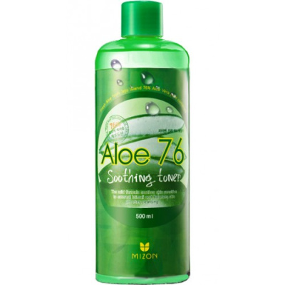 Тоник для лица с соком Алоэ Вера Mizon Aloe 76% Soothing Toner