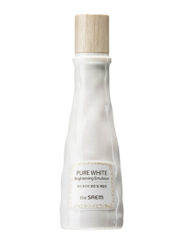 Осветляющая эмульсия для лица с эффектом сияния The Saem Pure White Brightening Emulsion