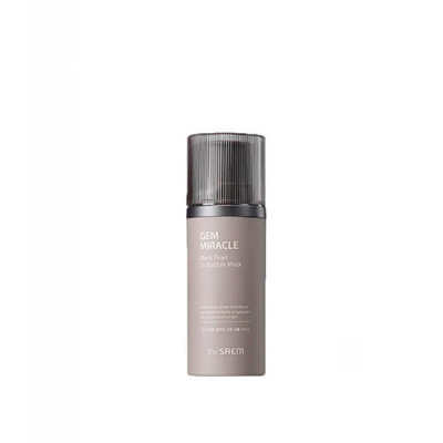 Кислородная маска с экстрактом черного жемчуга The Saem Gem Miracle Black Pearl O2 Bubble Mask 50 гр
