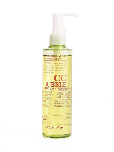 Пенящееся средство для снятия макияжа Secret Key CC Bubble All in One Cleanser