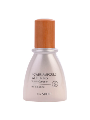 Ампульная эссенция для лица с эффектом сияния The Saem Power Ampoule Whitening